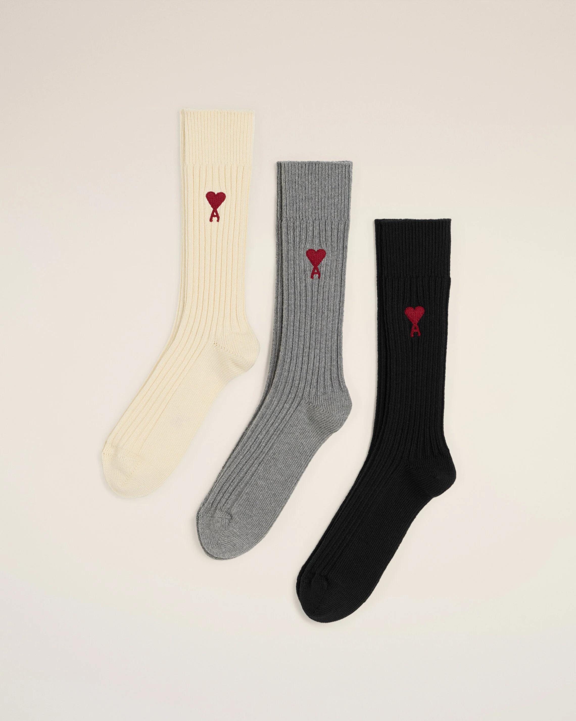 Pack Trois Chaussettes Tricolores En Coton - Image 3